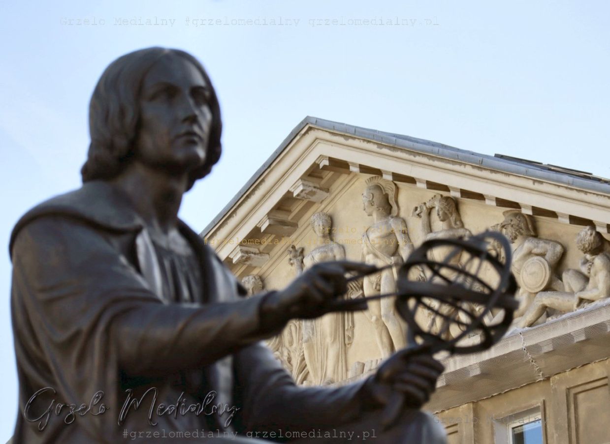 Ilustracja do wiersza - Pomnik Kopernika