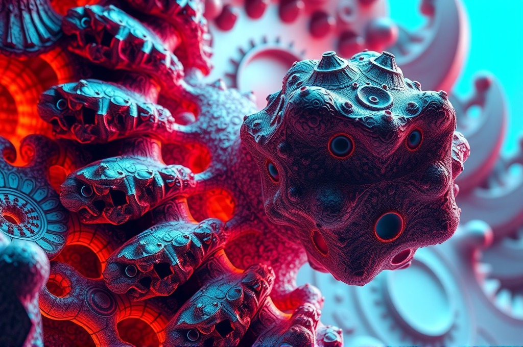 Ilustracja do wiersza - Algorytmiczne sny