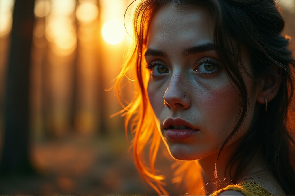 Ilustracja do wiersza - Portret nieznajomego