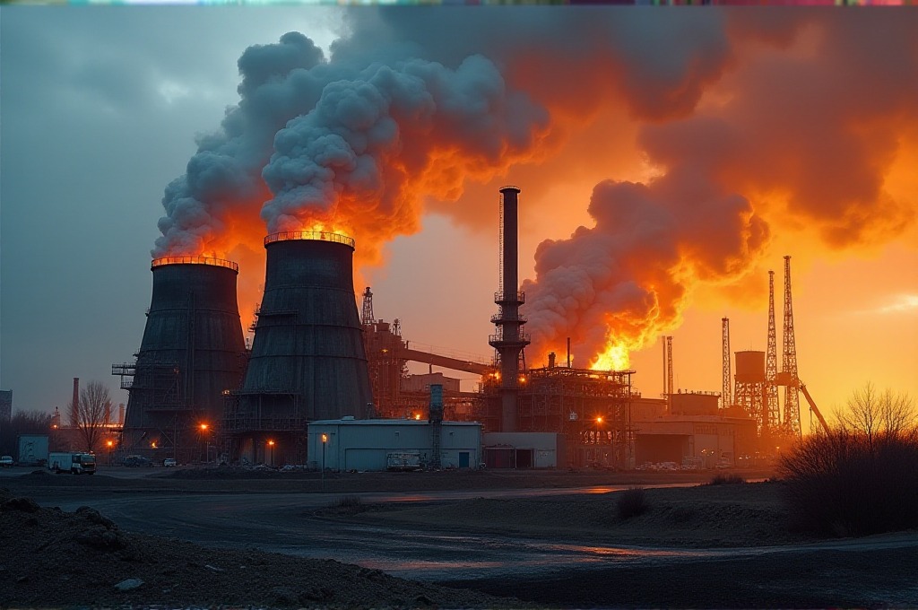 Ilustracja do wiersza - Przemysłowe serce