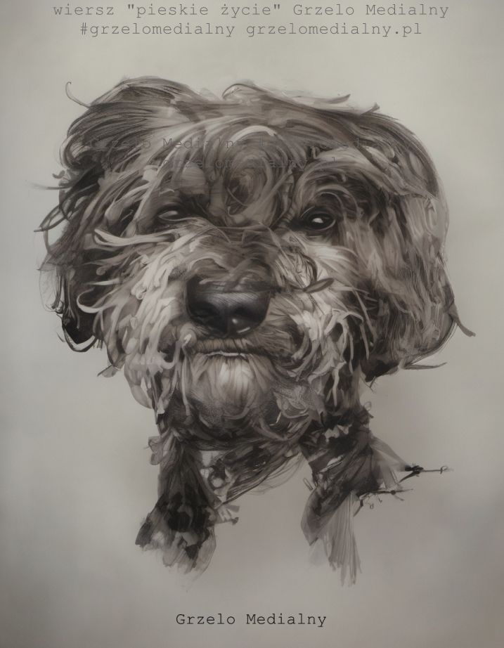 Ilustracja wiersza - Pieskie życie